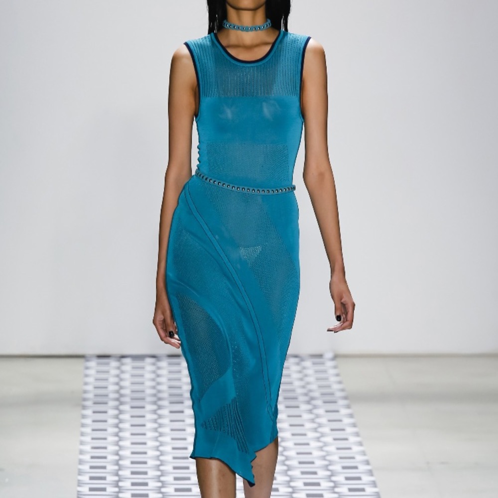 Ohne Titel Knit Pointelle Maxi Sleeveless Dress